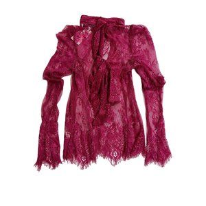 NWT Chloe Colette Madonna Top in Hibiscus Pink